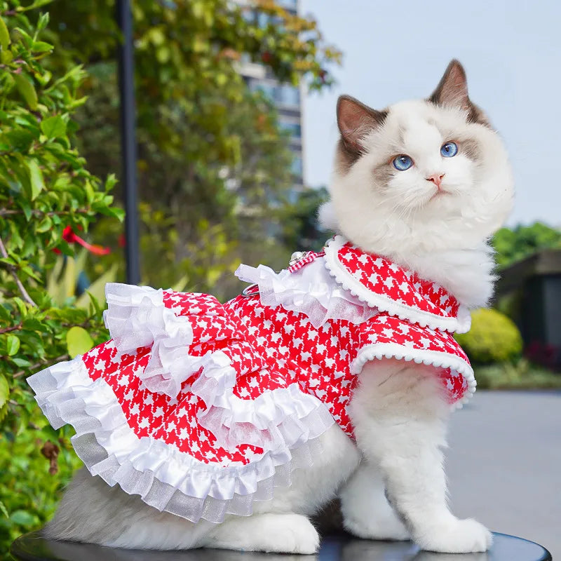 Pet Spring/Summer Checkered Clothes Cute - MyPetDollar.com