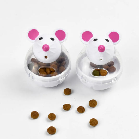 Portable Food Slow Feeding Cat Cartoon Pet Supplies Leaks Ball (2 colors)