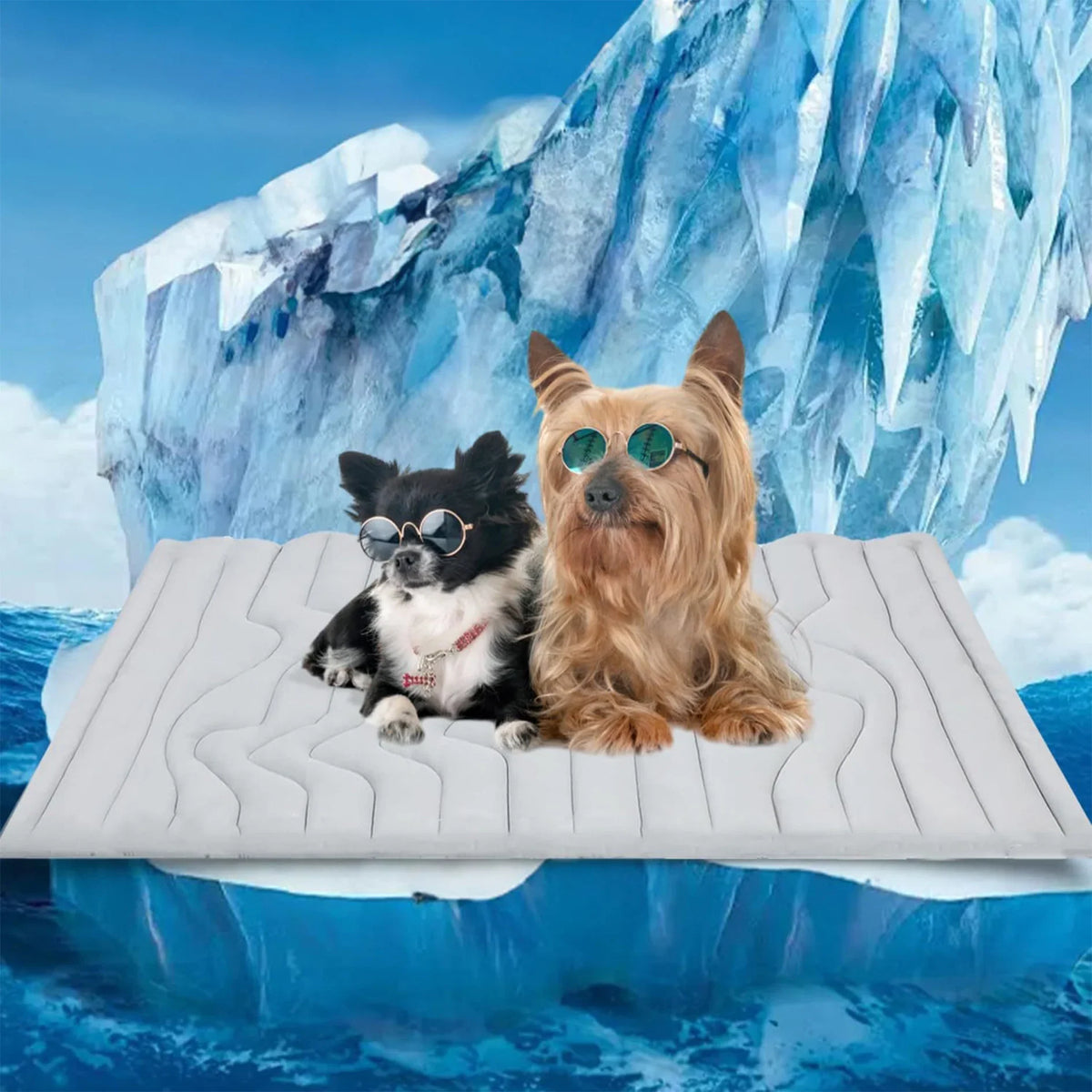 Pet Cooling Ice Mat Portable Waterproof Dog Bed – 3 Sizes