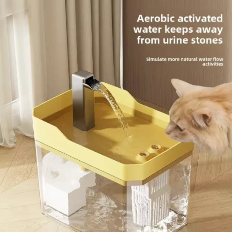 USB Cat Water Fountain with Auto Filter - MyPetDollar.com