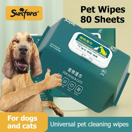 Pet Wet Wipes for Dogs Cats Hypoallergenic - MyPetDollar.com
