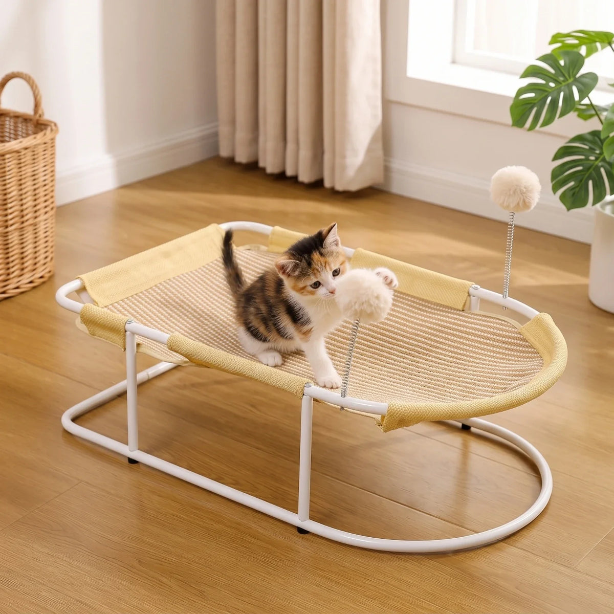 Elevated Cat Bed Cool Cat Hammock Furniture - MyPetDollar.com