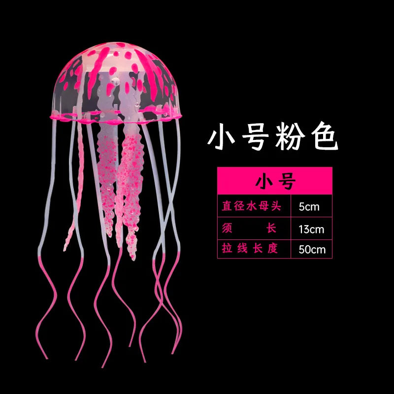 Artificial Fluorescent Simulation Jellyfish – 7 Colors
