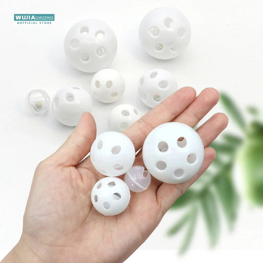 30/50/100pcs Plastic Rattle Bell Balls - MyPetDollar.com