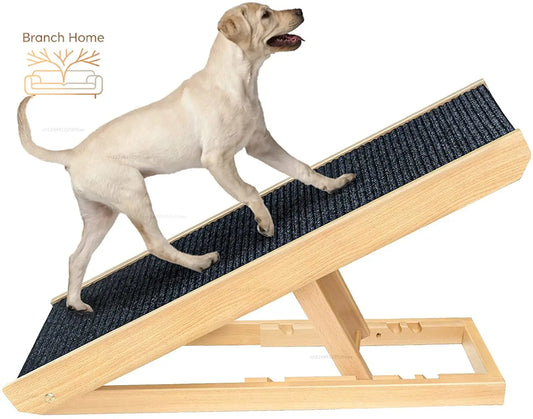 Adjustable Wooden Pet Dog Ramp Comfortable - MyPetDollar.com