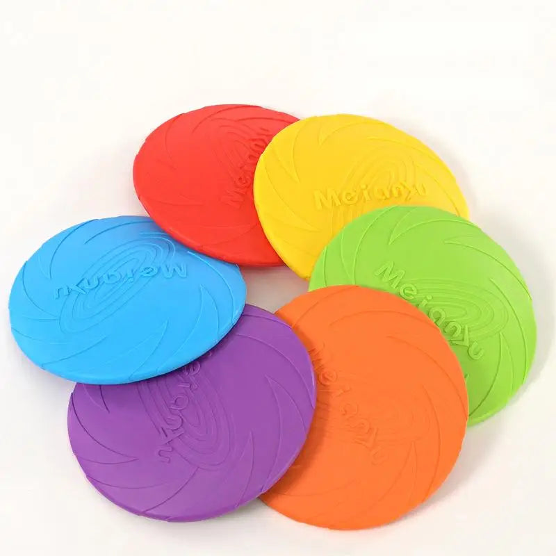 Dog Flying Disc Toy Rubber Pet Bite - MyPetDollar.com