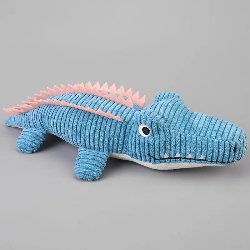 Realistic Crocodile Plush Dog Plaything – Dog Supplies