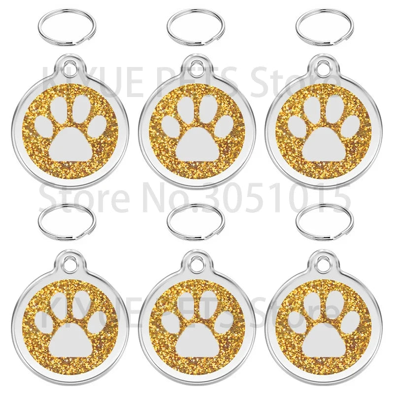 100PCS Anti-lost Custom Dog ID Tag Engraved - MyPetDollar.com