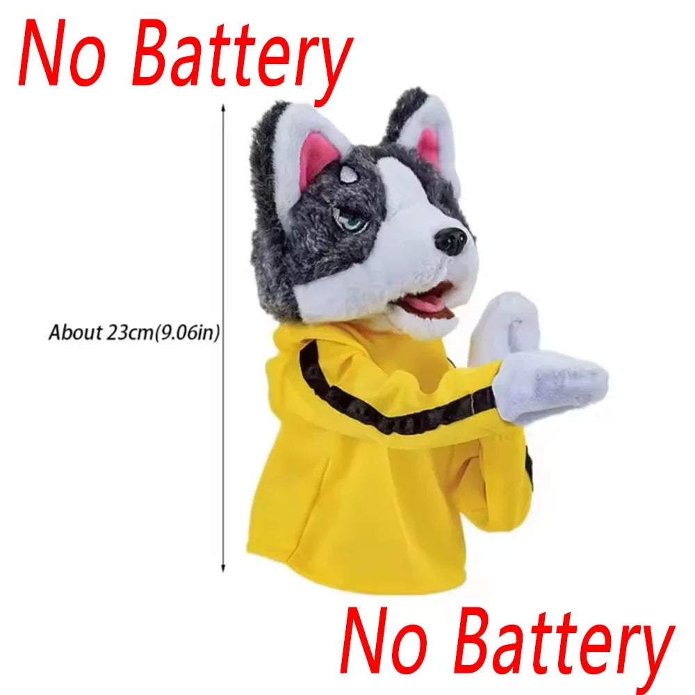 Novelty Boxing Husky Dog Puppet Interactive Pet Toy – Dog Supplies