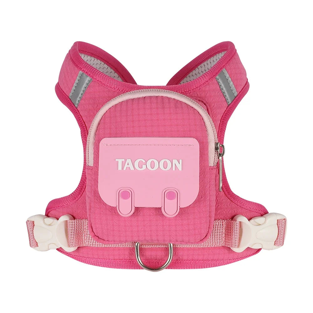 Cute Backpack Dog Harness with Leash, - MyPetDollar.com