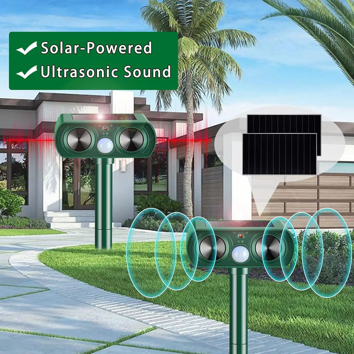 New Upgrade solar waterproof deer-repellent - MyPetDollar.com