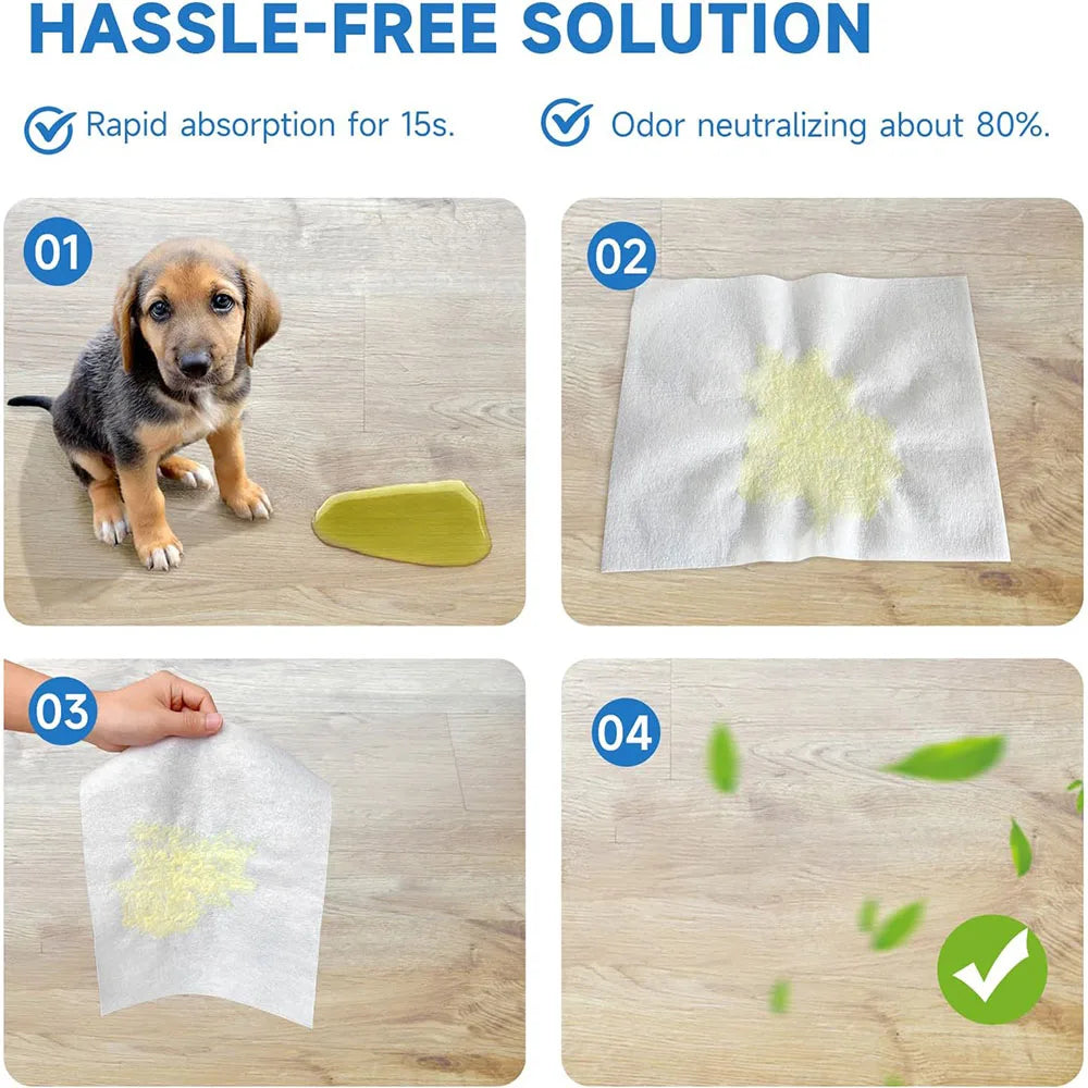 100PCS/Bag Dog Urine Absorbing Paper Pet - MyPetDollar.com