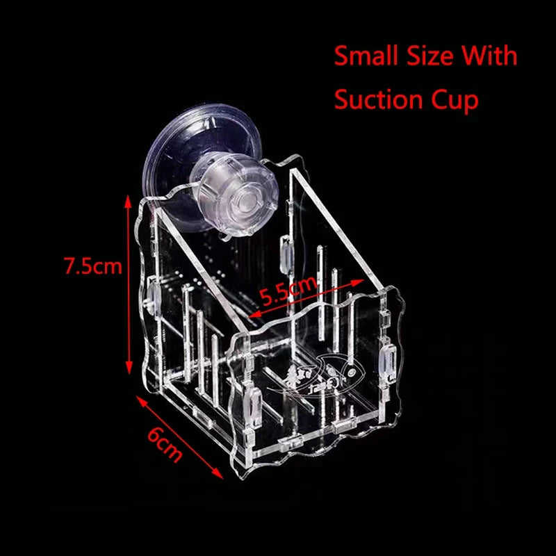 Hanging Fish Tank Crystal Acrylic Pot Polka Aquarium – 9 Colors