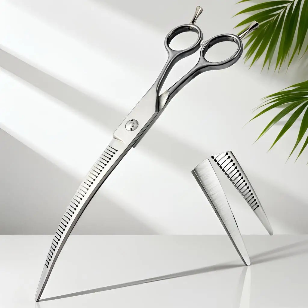 Wingsbro 8 Inch Dog Curved Drooming Scissors – Dog Supplies