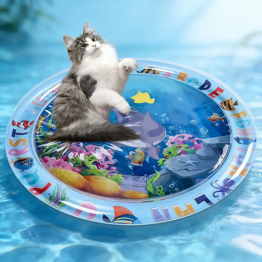 Large Pet Water Sensory Mat Inflatable Sea - MyPetDollar.com