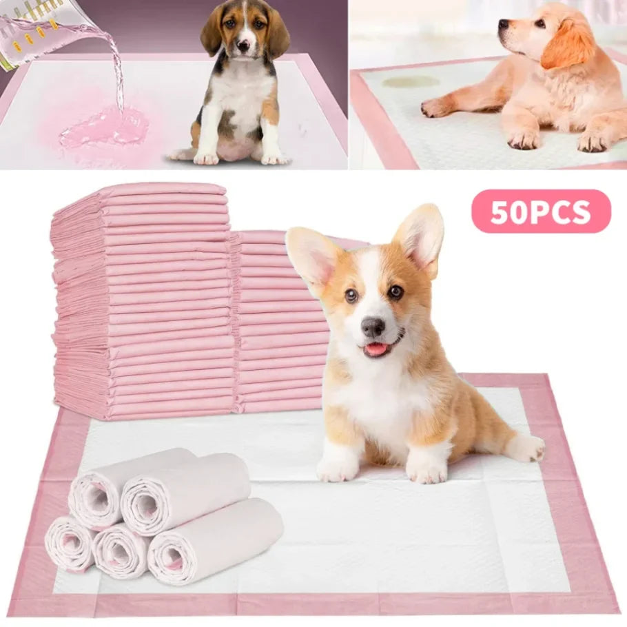 50pc Pet Diaper 60*90cm 60*60cm Dogs Diapers - MyPetDollar.com