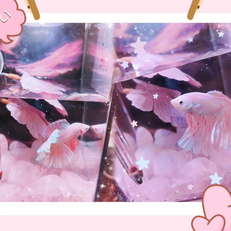 Betta Fish Hammock Soft Leaf Aquarium - MyPetDollar.com