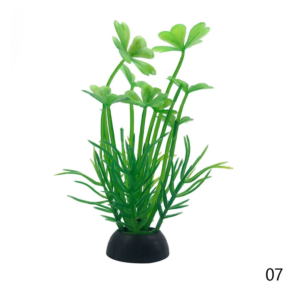 10-30cm Artificial Aquarium Plant Decoration – 9 Colors