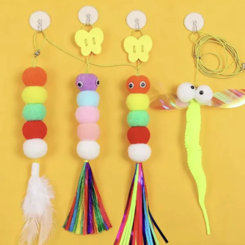Cat Hanging Toy Door Elastic Rope