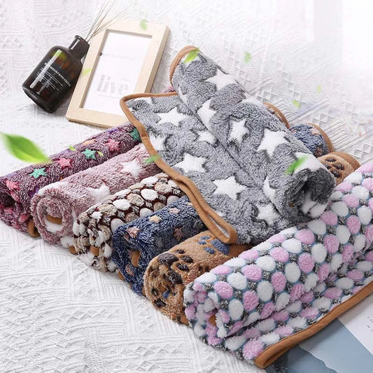 Soft And Fluffy Pet Dog Blanket Cute Star - MyPetDollar.com