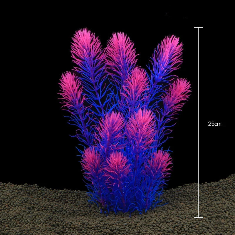 Artificial Aquarium Decor Plants Plastic - MyPetDollar.com