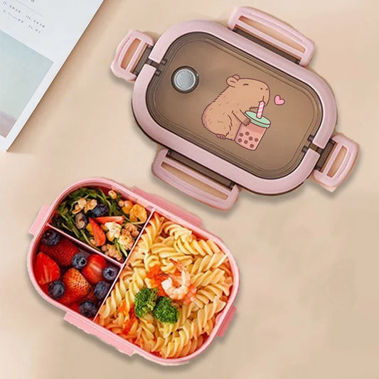 Capybara Bento Lunch Box Anime Animals Print - MyPetDollar.com