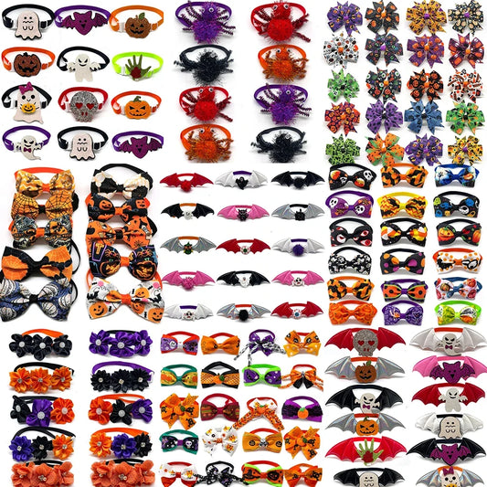 50pcs Halloween Style Pet Dog Accessories - MyPetDollar.com