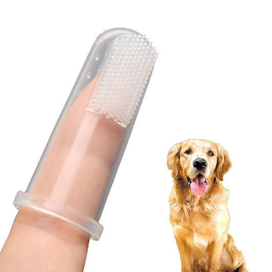 Dog Toothbrush Soft Silicone Fingerbrush for - MyPetDollar.com