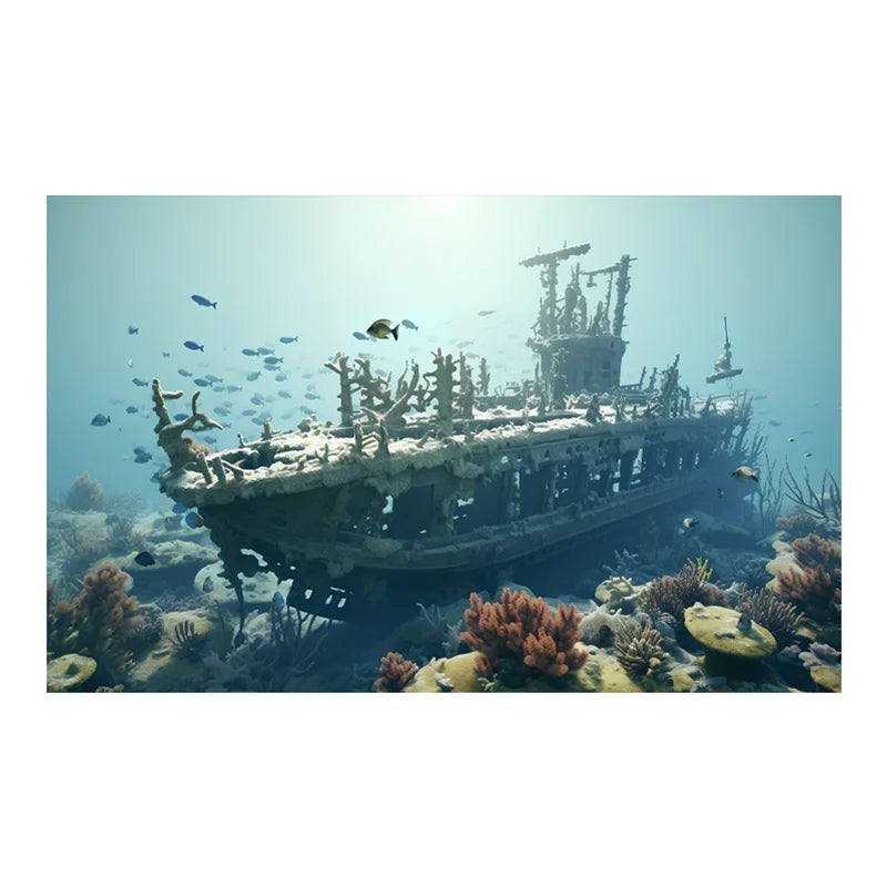 3D Underwater Coral Aquarium Sticker - MyPetDollar.com