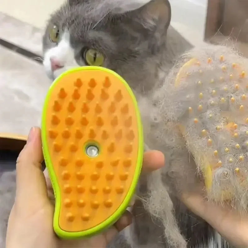Cat Dog Steamy Brush Steam Brush Electric - MyPetDollar.com