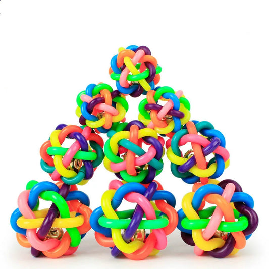 Colorful Bell Woven Toy Popular Dog Bite - MyPetDollar.com
