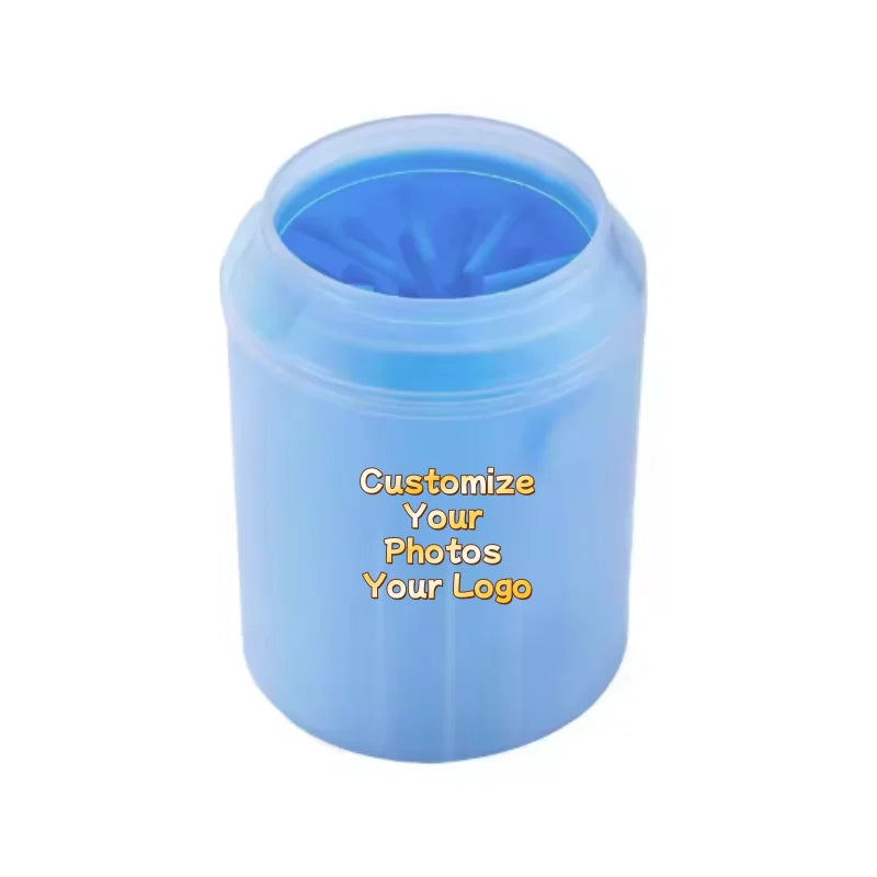 Custom Pet Paw Cleaner Soft Silicone Foot - MyPetDollar.com