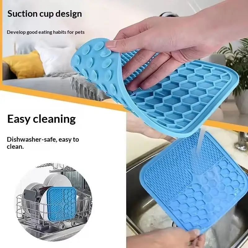 Silicone Licking Mat For Dogs Cats Slow - MyPetDollar.com