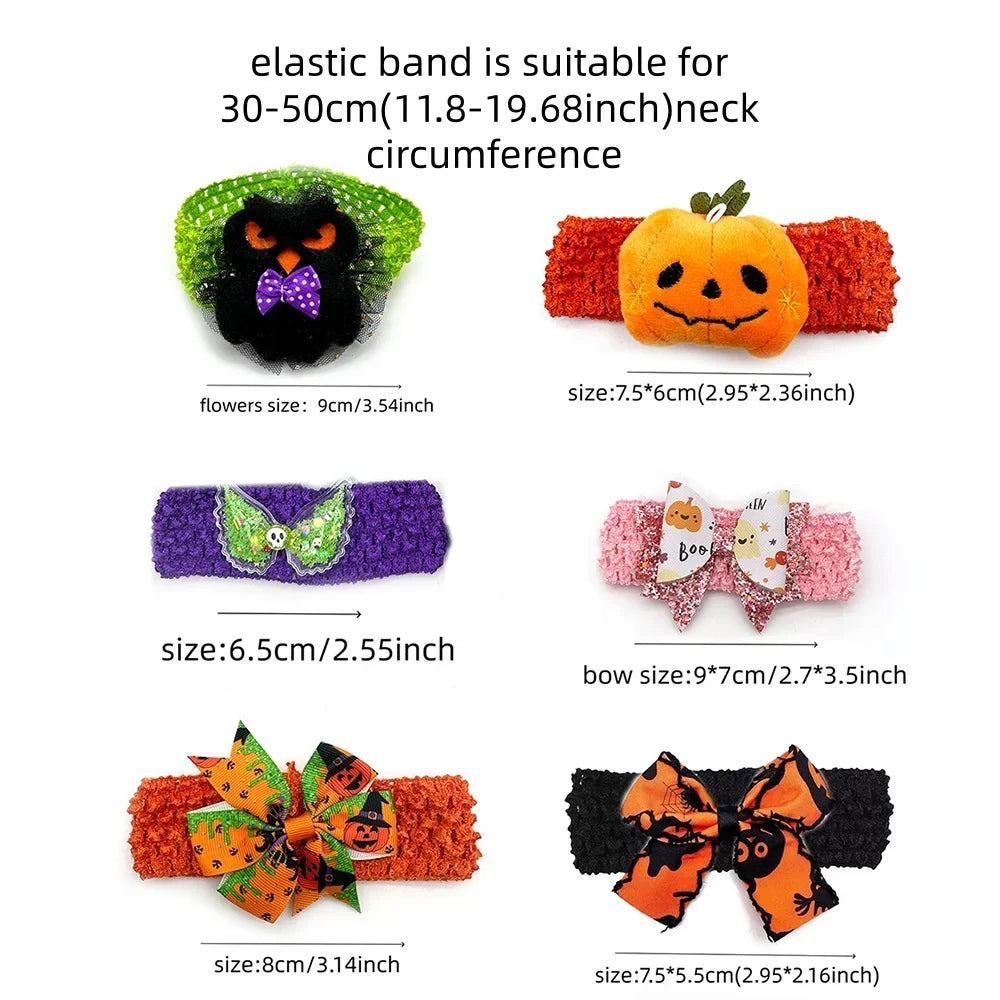 30pcs Pet Grooming Dog Bowtie Halloween - MyPetDollar.com