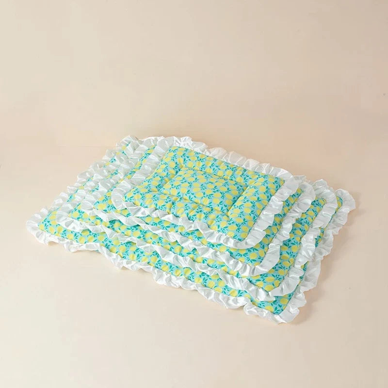 Summer New Pet Lace Ice Cushion Washable - MyPetDollar.com