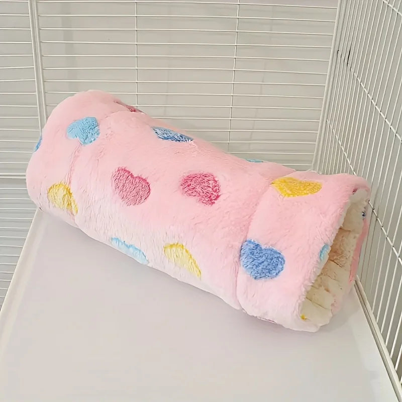 Warm Small Pet Tunnel Bed Plush Hamster Hanging Hammock