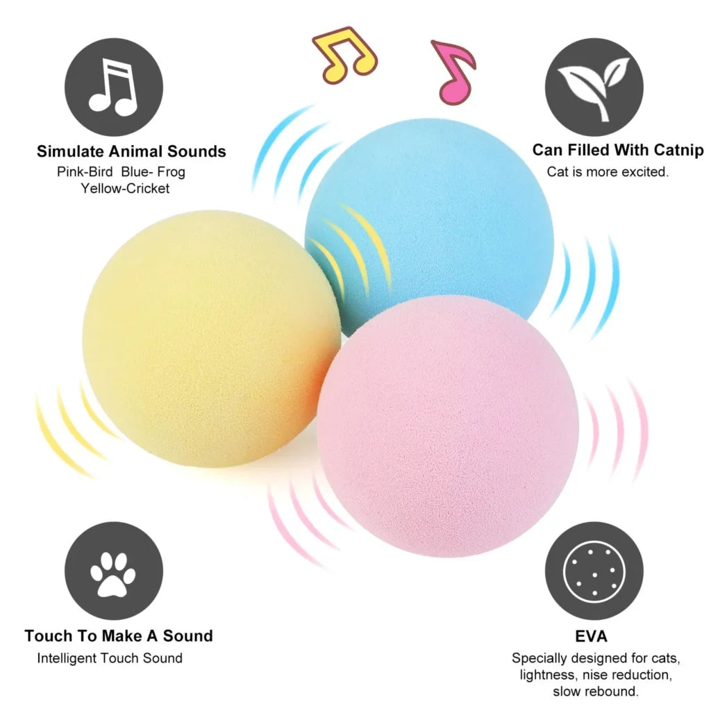 Interactive Ball Smart Cat Toys Catnip Cat - MyPetDollar.com