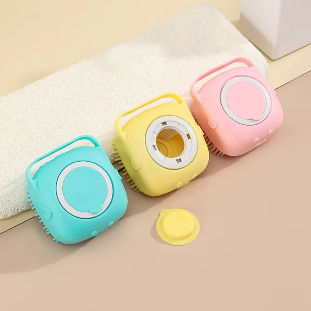 Pet Silicone Bath Brush Functional Beauty - MyPetDollar.com