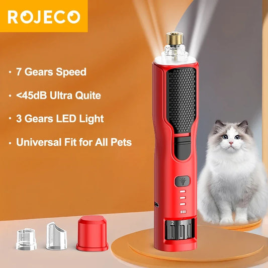 ROJECO Pet Electric Nail Grinder - MyPetDollar.com