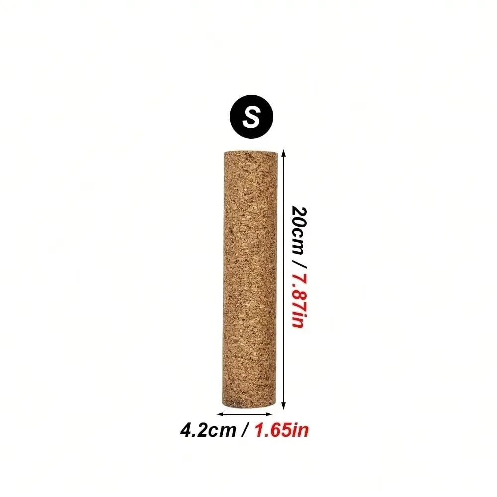 Natural Cork Reptile Climbing Sticks Flexible Design Branch – 3 Colors