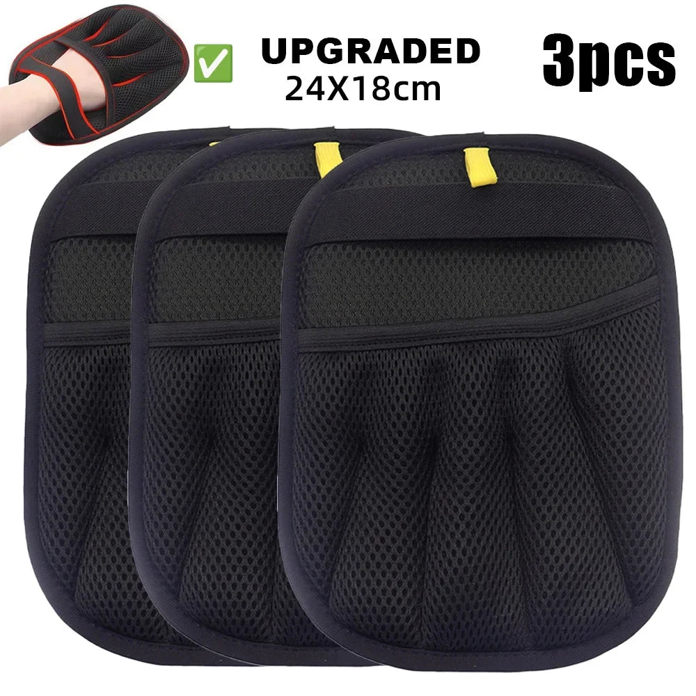 5-Finger Reusable Double-sided Pet Hair Removal Glove, Soft