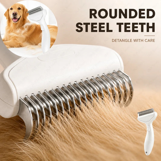 Dog Cat Hair Knot Comb Stainless Steel - MyPetDollar.com