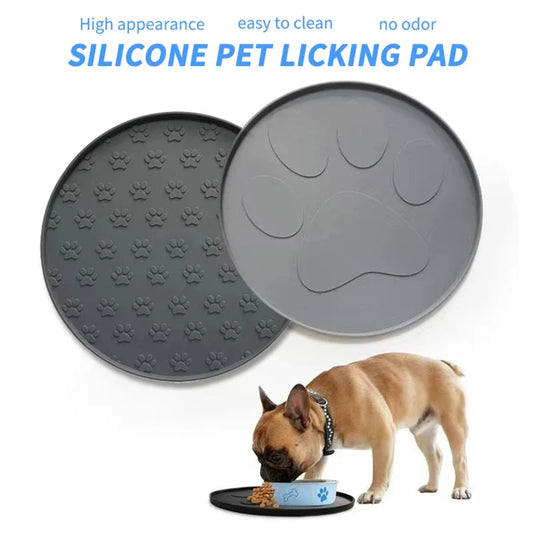 Silicone Pet Meal Pad Coffee/Pink/Gray/Black - MyPetDollar.com