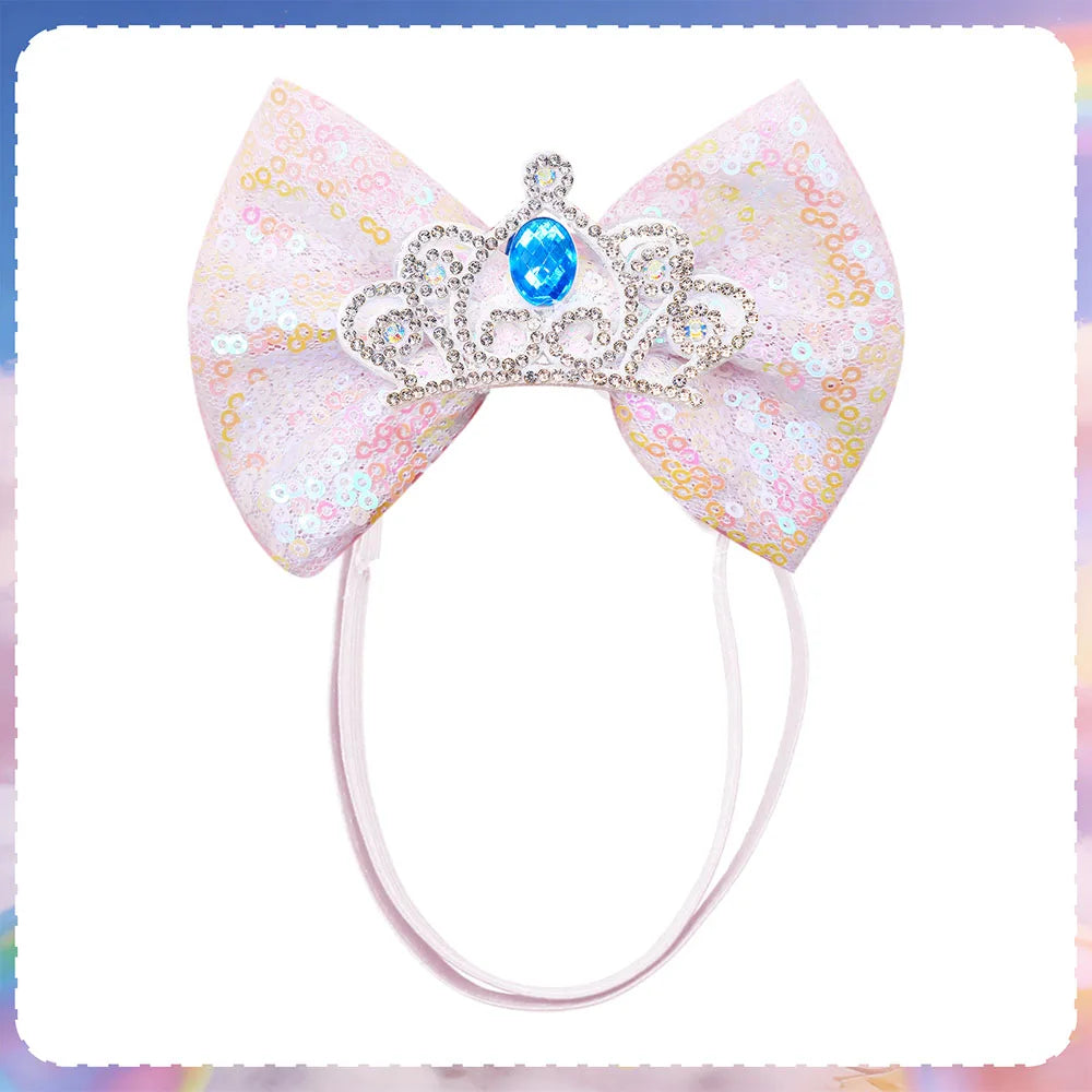 Dog Hair Bows Shining Sweet Puppy Princess Style – 2 Colors
