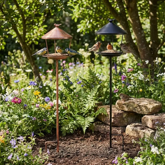 Weatherproof Standing Bird Feeder Spill - MyPetDollar.com