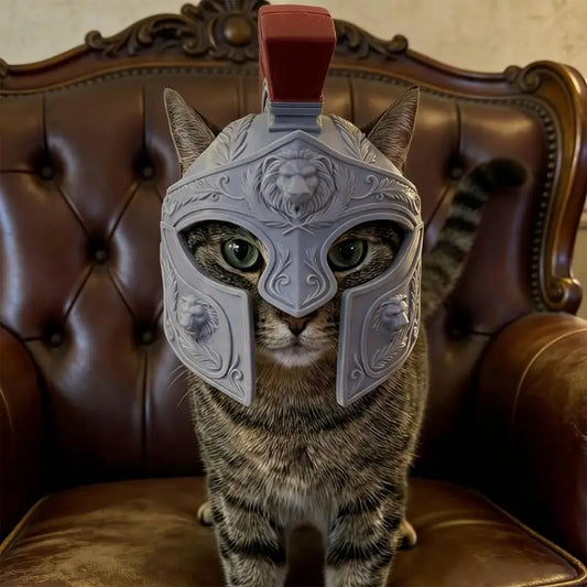 Role Playing Roman Helmet Lovely Cats Ear - MyPetDollar.com