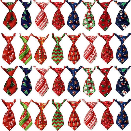 25/50/100pcs Dog Neckties For Christmas - MyPetDollar.com