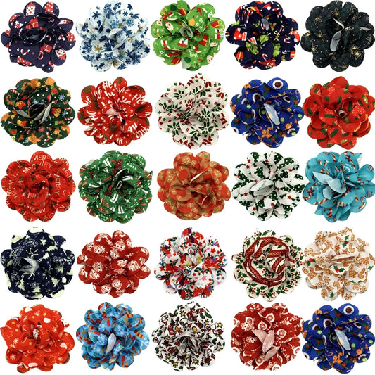 50/100pcs Christmas Decorate Dog Bowties - MyPetDollar.com