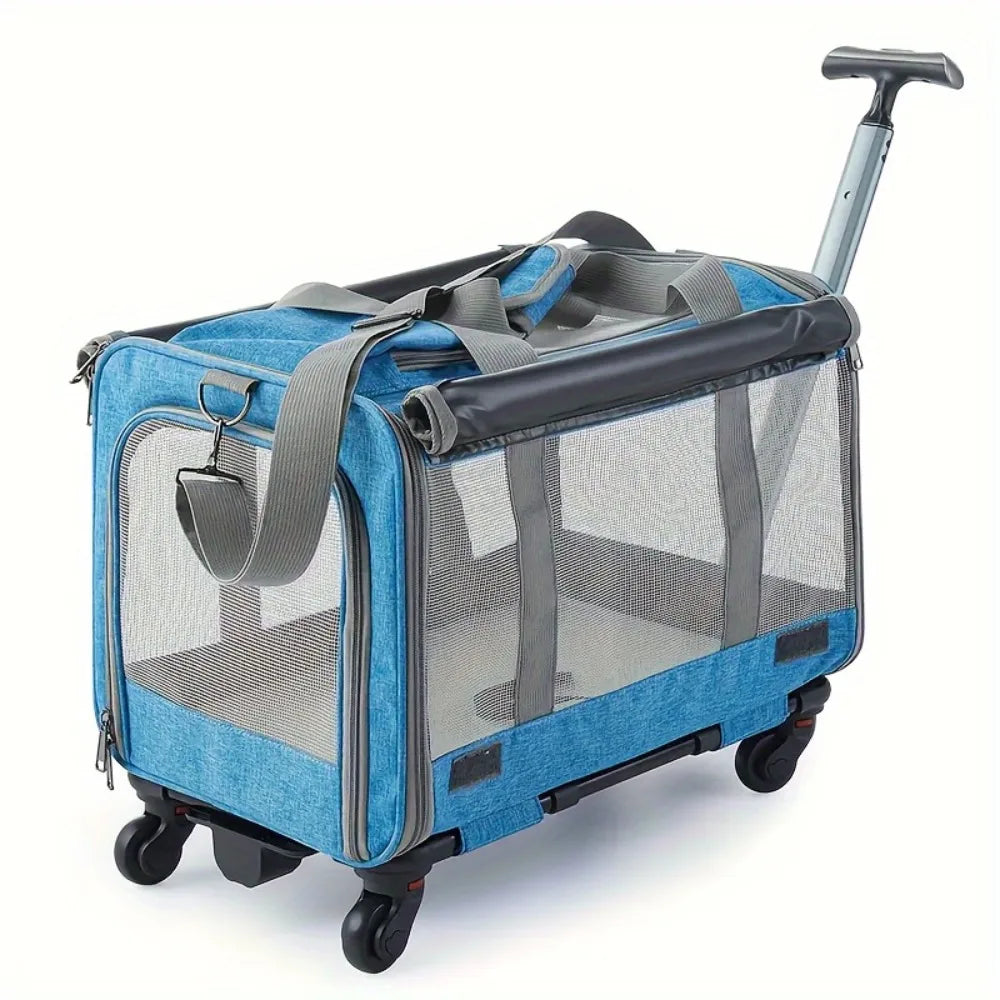 Portable Pet Stroller Carrier with - MyPetDollar.com