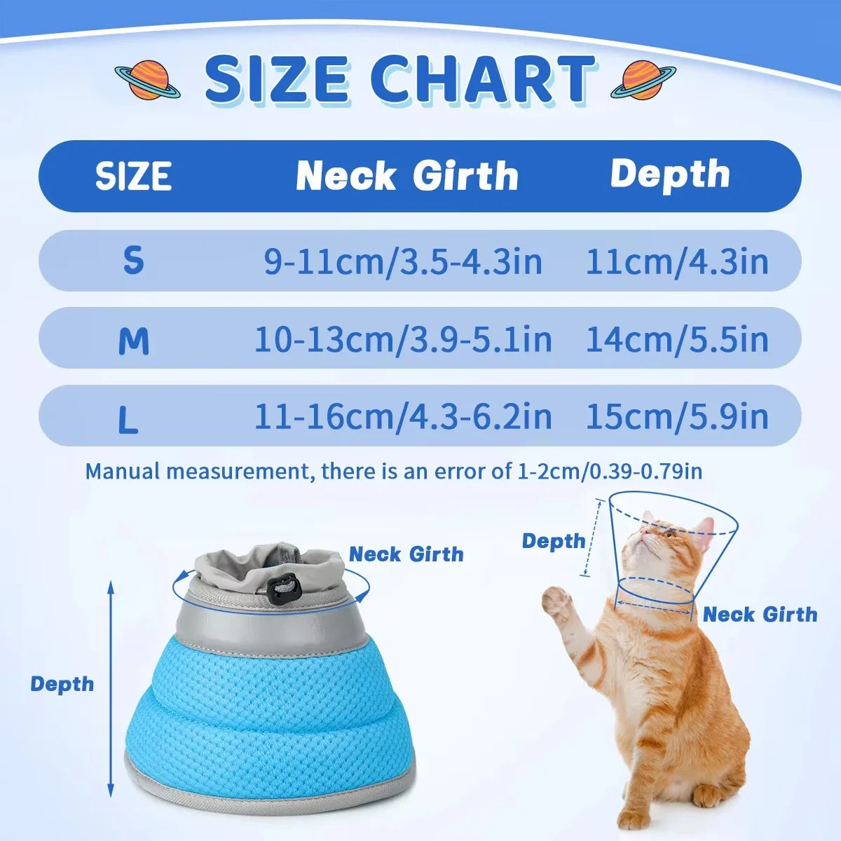 1PC Cartoon Pet Tapered Collar with - MyPetDollar.com